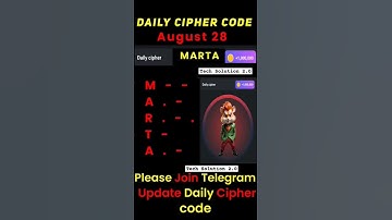 28 August Hamster combat daily cipher code | 28 August daily cipher code #hamsterkombat #tapswap