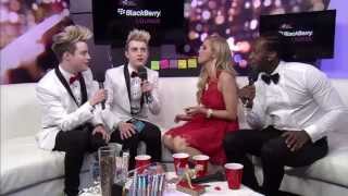 Jedward MMVA blackberry lounge interview cut