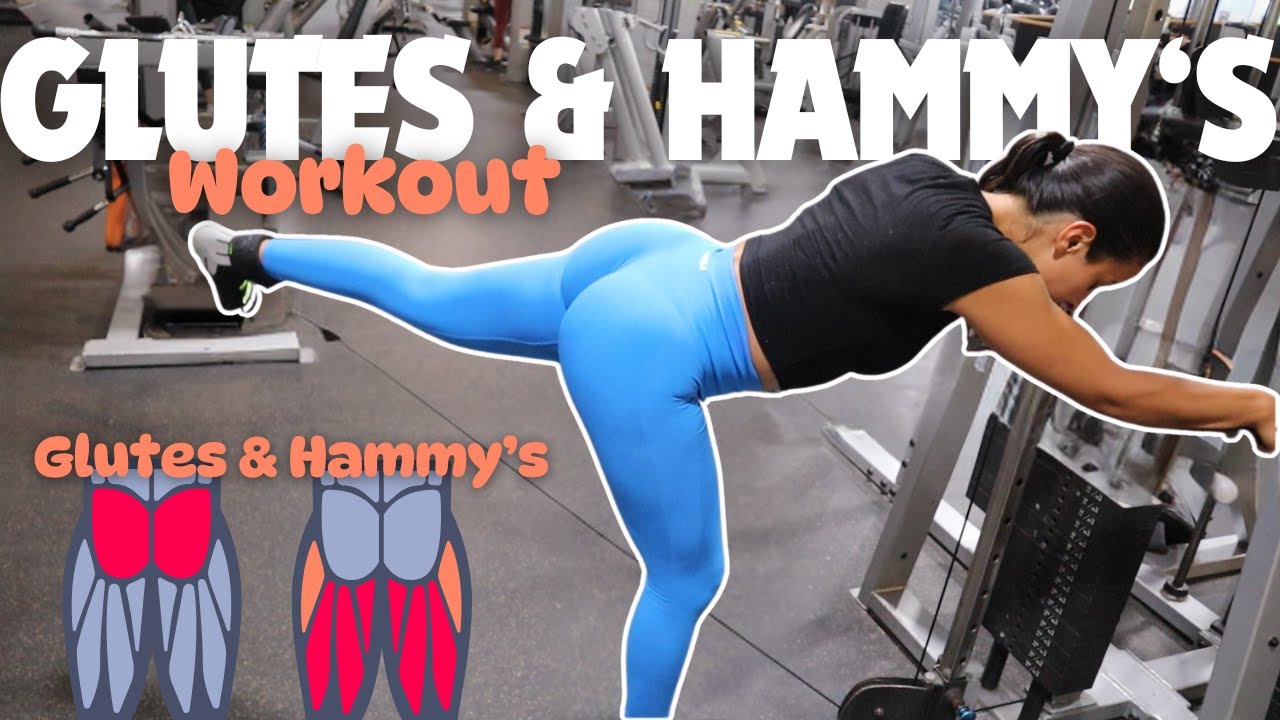 Simple Glutes & Hamstring Workout #fitness - YouTube