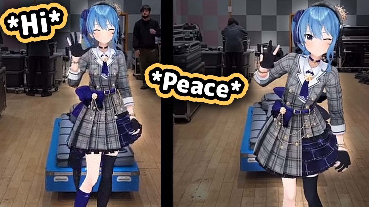 Suisei's 3D Movements Look So Cute In Her First Time Using Mocopi【Hololive】