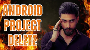 how to delete android studio project | Android studio how to delete a project 2025.