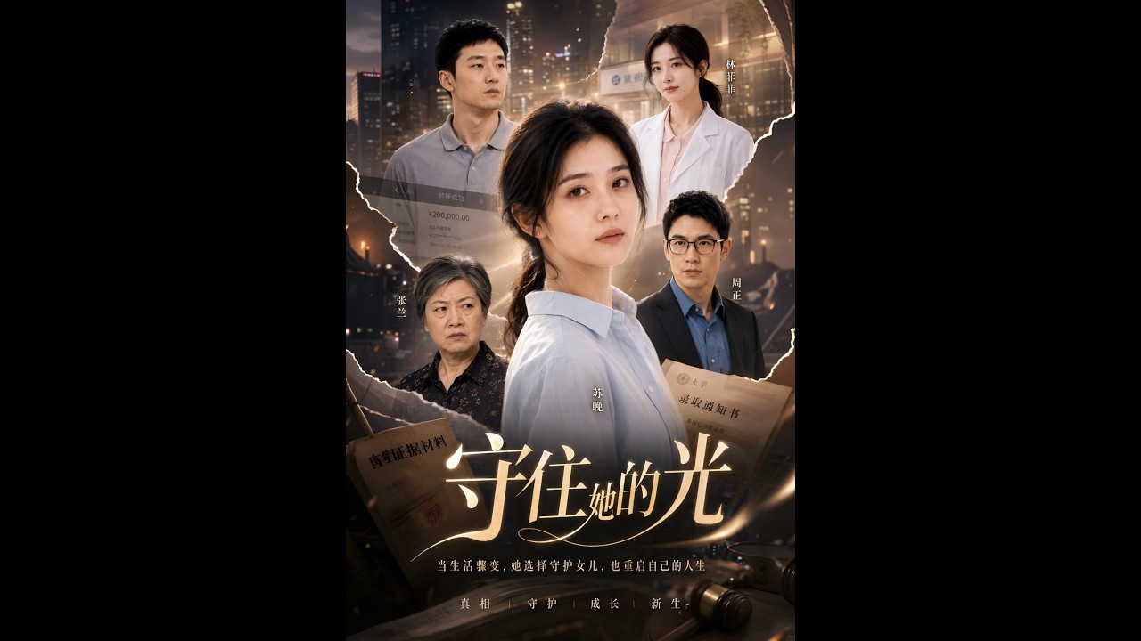 【一口气看完】《守住她的光》#短剧 #AI短剧 #逆袭 #drama #爽剧 #鲨鱼先生