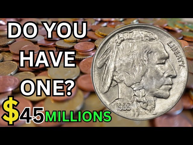 ★美しい虹色トーン★ 1935バッファローニッケルインディアンヘッドアンティーク EXTREMELY VALUABLE 1935 BUFFALO NICKELS TO LOOK FOR - RARE NICKELS