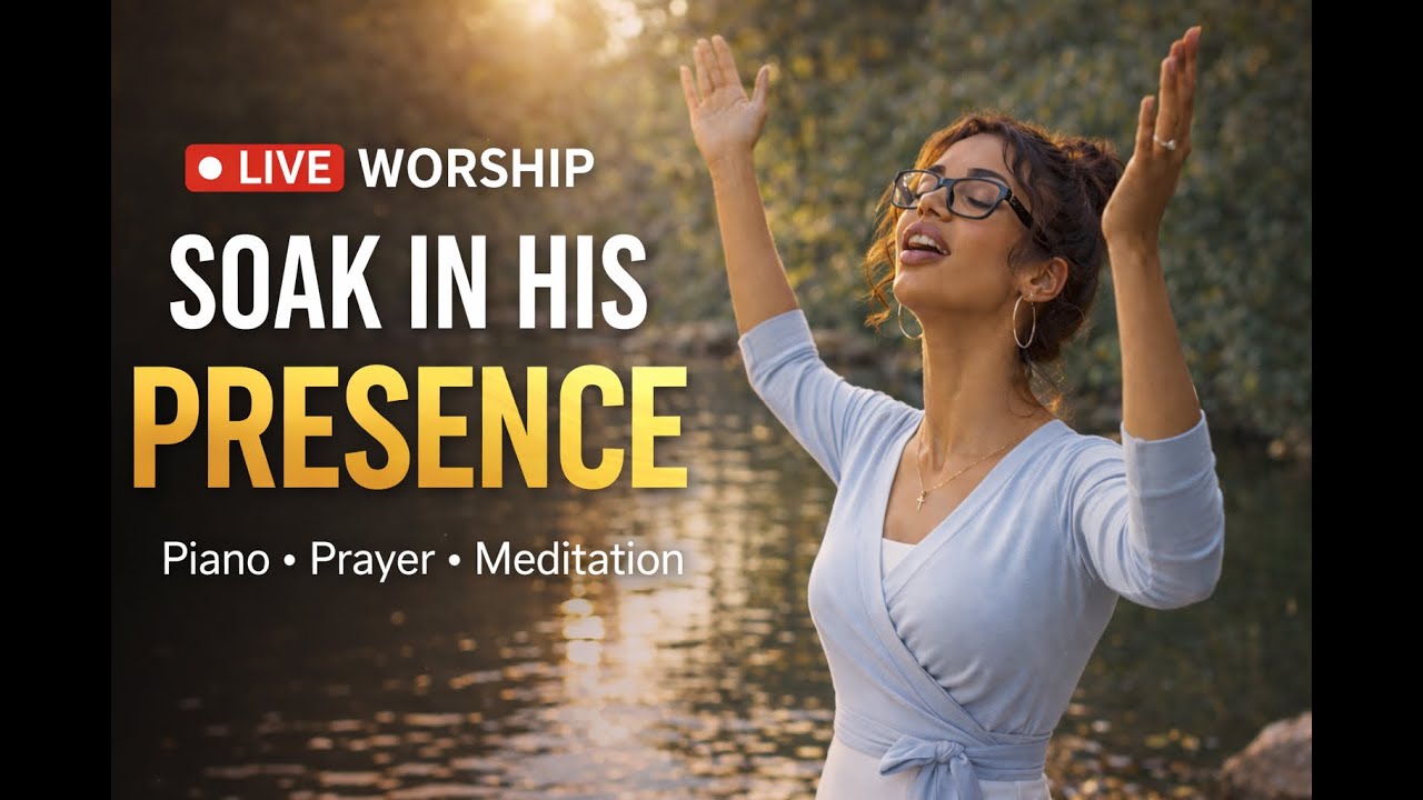 🔴 LIVE Worship Piano & Soaking Music 🙏 Prayer • Peace • Presence | Nova Rain