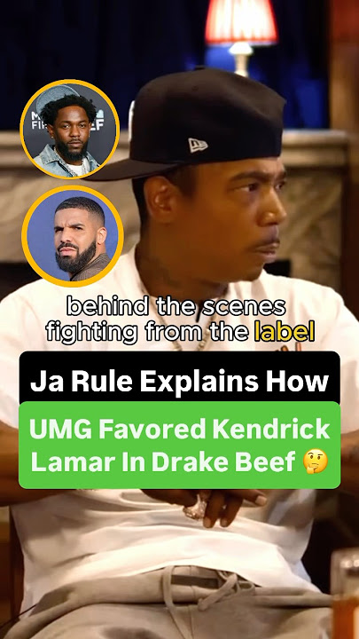 Ja Rule Explains How Universal Music Group Favored Kendrick Lamar In Drake Beef 🤔
