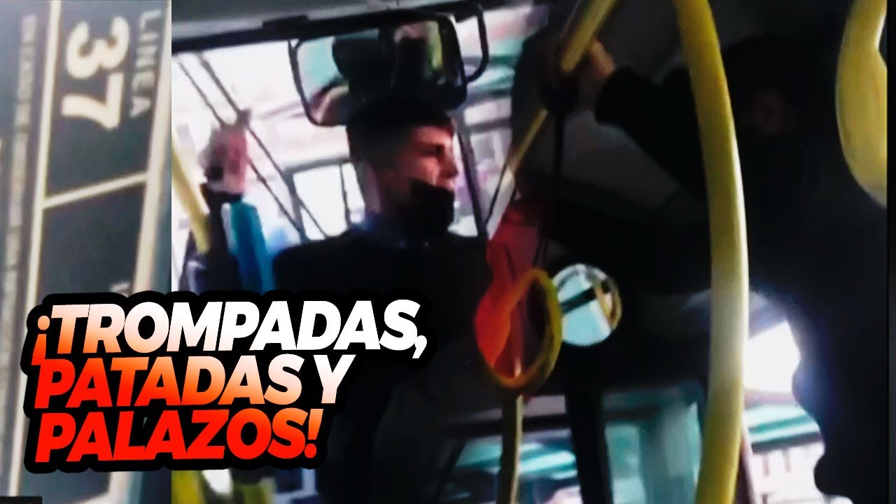 SALVAJE PELEA EN UN COLECTIVO: Chofer de la línea 37 y pasajero a las piñas