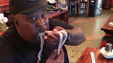 MLE's Badlands Booker Eats 3 Live Octopuses!