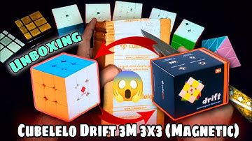 Unboxing: Cubelelo Drfit 3M 3x3 (Magnetic) | Magnetic Cube Unboxing | Cuber Jubi