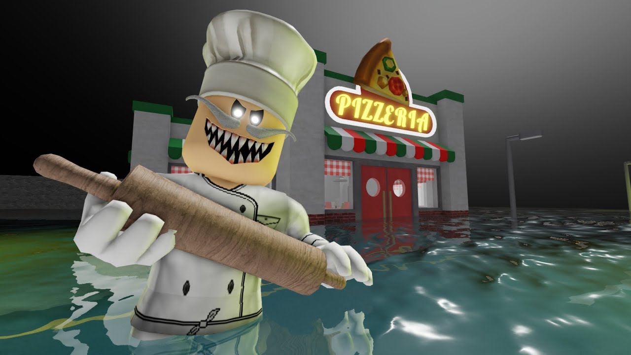 UNDERWATER PAPA'S PIZZERIA! (OBBY) ROBLOX