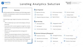 Intellify's Lending Analytics Solution I @MicrosoftPowerBI Showcase screenshot 5