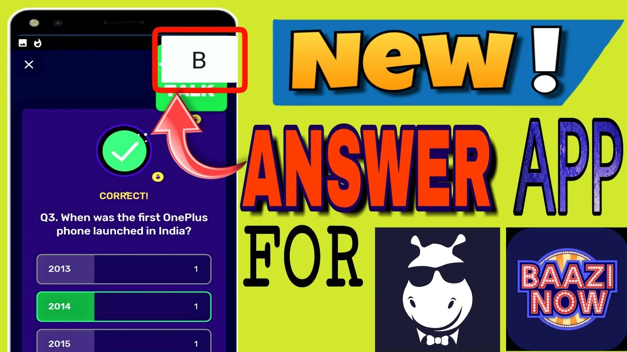 New Answer App for LOCO and BAAZINOW || Best Answer App for Loco and Baazinow .