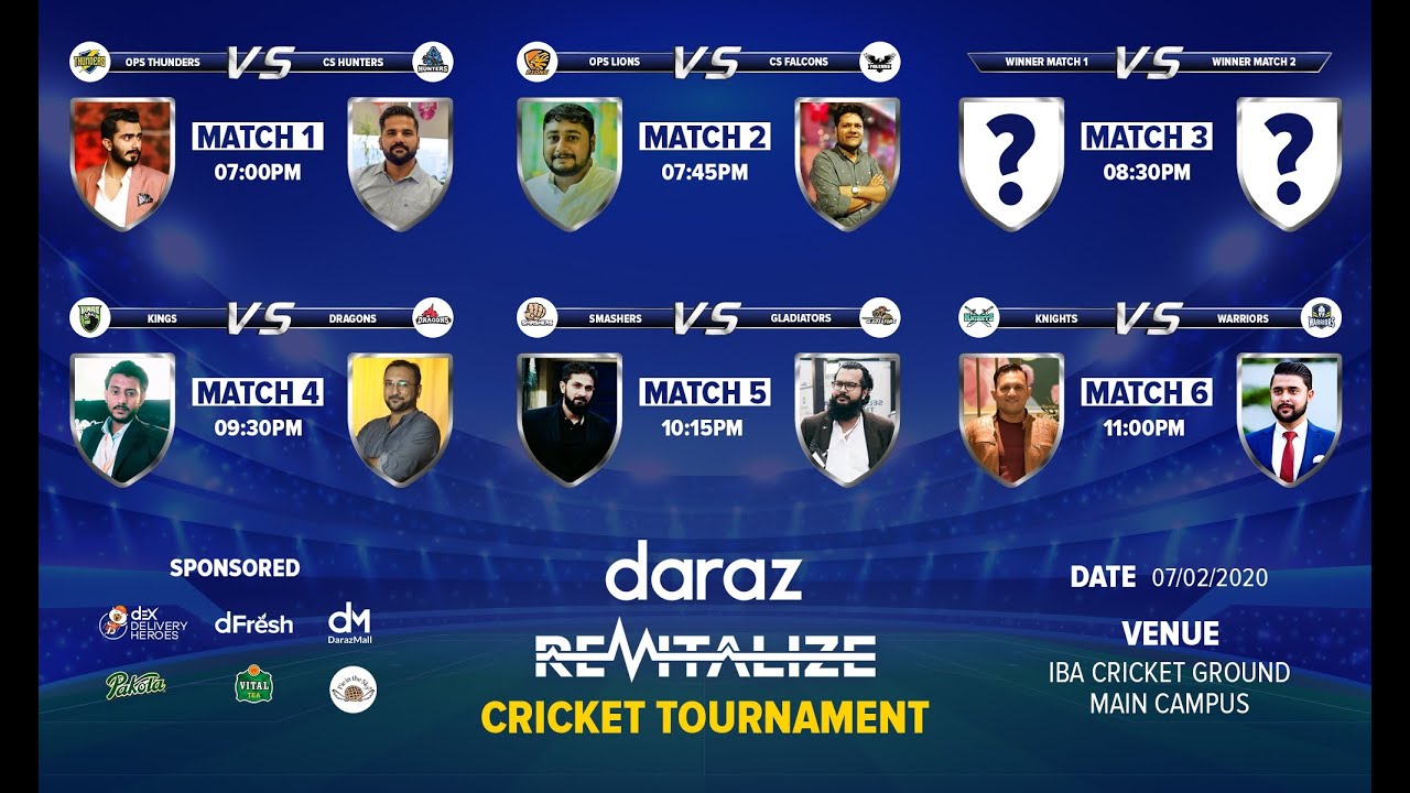 Daraz Revitalize Cricket Tournament 2020 (PART 2) YouTube