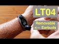 LEMFO LT04 Enhanced Health/Fitness Smart Bracelet with Stereo Earbuds: Unboxing and 1st Look