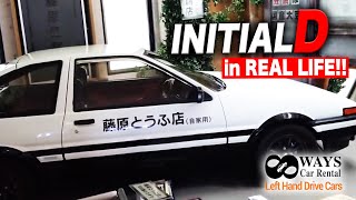 Visiting Iconic Real Life Initial D Locations by Renting A Car in Japan