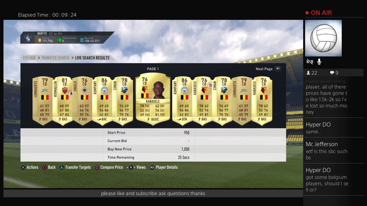 EDEN HAZARD POTM SBC SOLUTION TACTICS FIFA 17 ULTIMATE TEAM TRADING TIPS BELGIUM CHELSEA