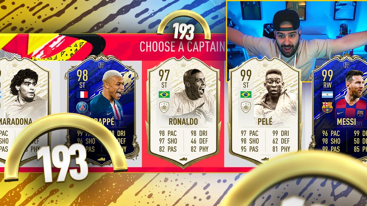 INSANE 193 RATED!! MY HIGHEST RATED DRAFT!! FIFA 20 Ultimate Team