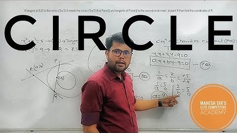 If tangent at (1,2) to circle x^2+y^2=5 meets circle x^2+y^2=9........... find the coordinates of R.