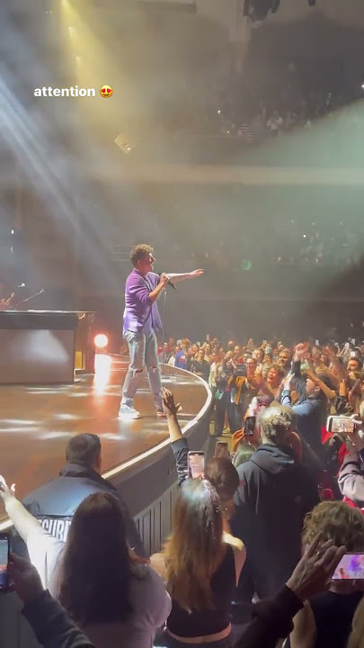 Charlie Puth performing Attention in Toronto [One Night Only Tour] | October 27, 2022