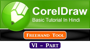 How to Use Freehand Tool in Coreldraw | Freehand Drawing Tutorial | Corel Draw Tutorials in Hindi