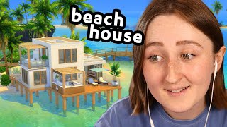 i built a honeymoon beach house in the sims