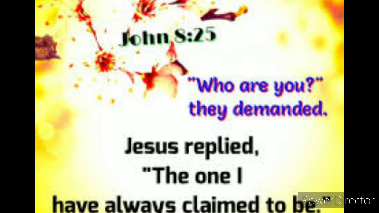John 8:25 - YouTube