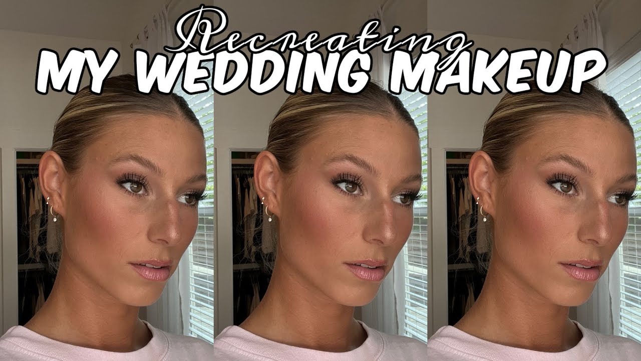 mærkning Tag det op Relativ størrelse HOW I DID MY OWN WEDDING MAKEUP | Glowy bridal makeup tutorial! - YouTube