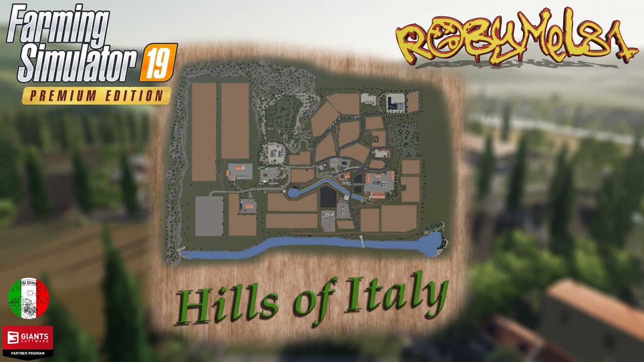 FARMING SIMULATOR 19 - ITA - Hills Of Italy - TEST MAP (Console/Pc)