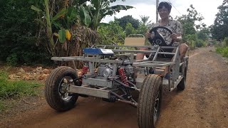 BUILDING A JEEP CAR  WITH ENGINE BIKES P1