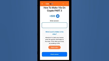 How To Make 10x On Crypto Part 3 Answer Youtube Video Cat|How To Make 10x On Crypto Part 3 +500 Cats