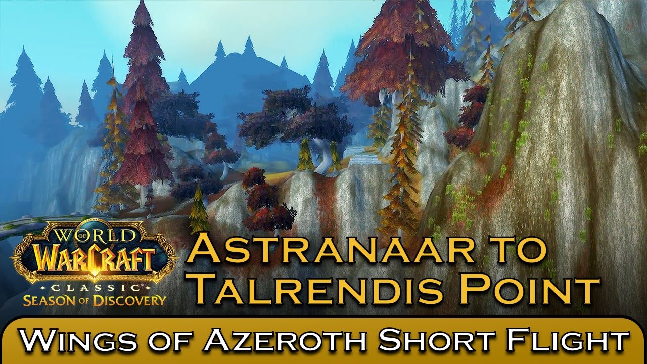 Astranaar to Talrendis Point | Wings of Azeroth Short Flight WoW SoD Relaxing Choose Your Adventure