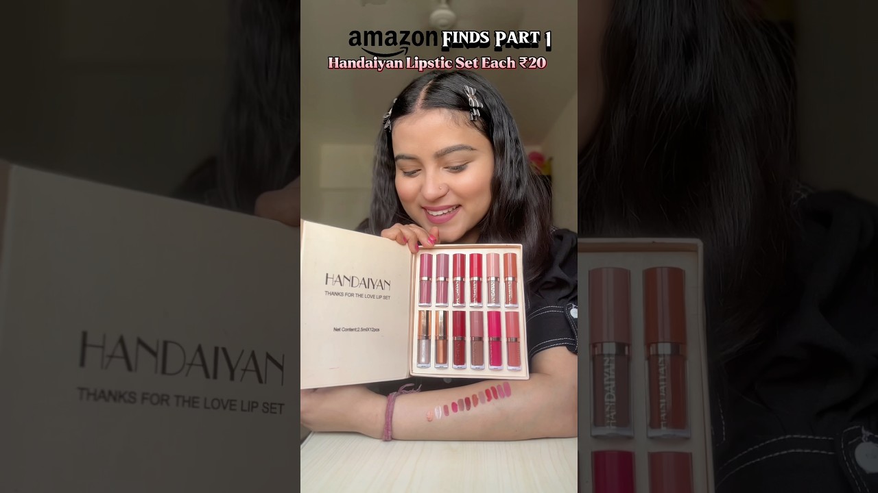Amazon Finds Part -1 #lipsticks 💄 #kanishanancy_mn #skincare #makeup