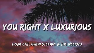 Doja Cat, Gwen Stefani - You Right X Luxurious (TikTok Mashup) [Lyrics]