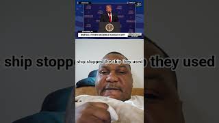 Americans applauding the president for saying "we are pirates" #america #trump #dementia