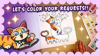 Coloring Your Cat Request... But We Need ONE More! | Cozy ASMR Coloring News