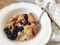 BAKED FRENCH TOAST CASSEROLE with HOMEMADE BERRY MAPLE SYRUP