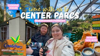 CENTER PARCS VLOG 🌲 🎬🌅 honeymoon lodge tour, outdoor cinema, woodcraft & what we ate | June 2026