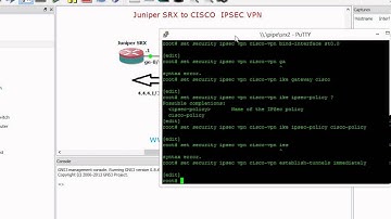 Juniper SRX to Cisco Router IPsec VPN on GNS3