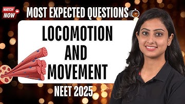 Locomotion and movement | Most expected question | NEET 2025 | NEET Biology