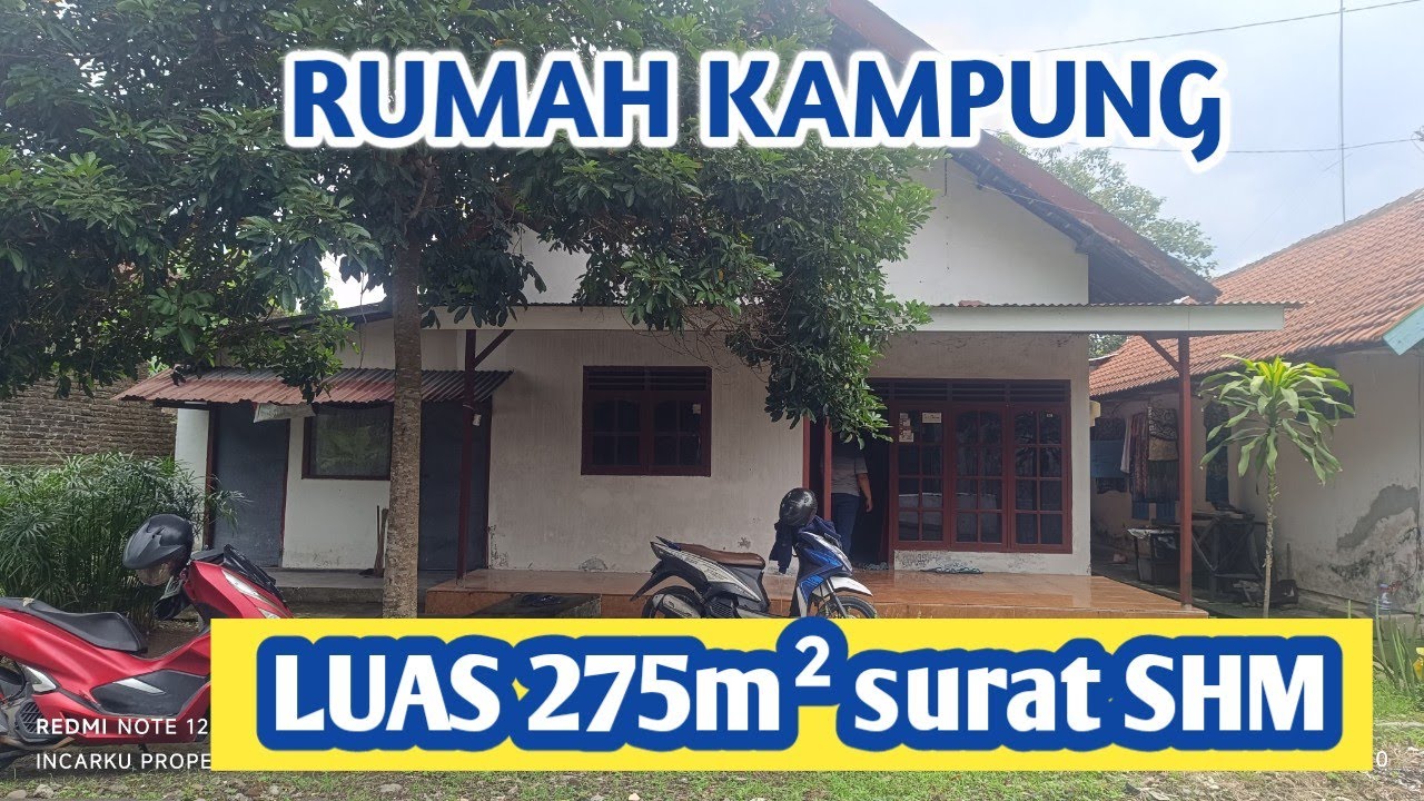 Rumah kampung 300m dari jalan raya propinsi 