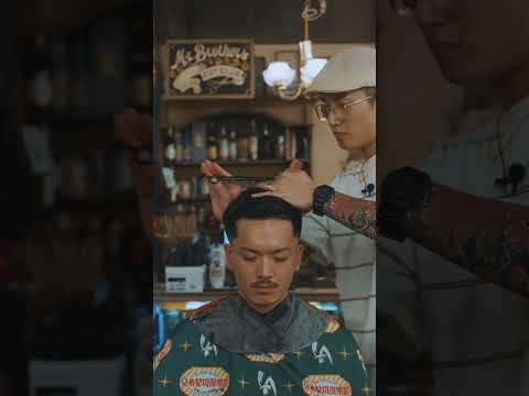 【本編は上記リンクから】BARBER ASMR | 無言で仕上げるウェーブアップスタイル