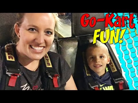 Family Fun at the Arcade!  Go Karts, Video Games & Air Hockey