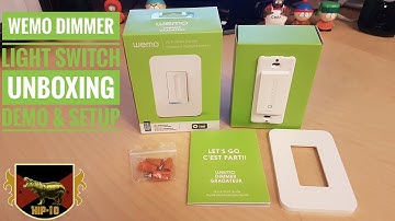 Wemo Dimmer Light Switch - Unboxing, Demo & Setup
