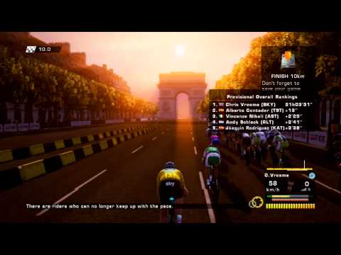 Le Tour De France 2013 100th Edition video game - final stage