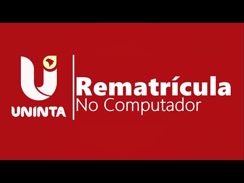 Rematrícula Uninta EAD (No Computador)