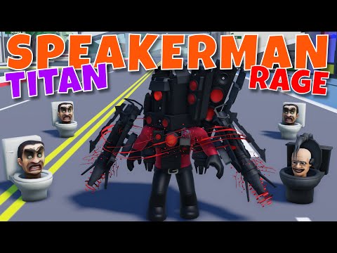How To Create Titan Speakerman In Rage Mode In Roblox - Skibidi Toilet 70