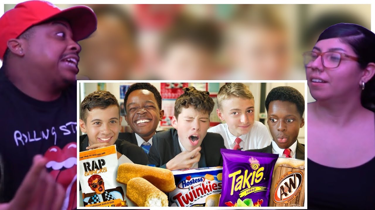 АМЕРИКАНЦЫ РЕАКЦИЯ НА БРИТАНСКИХ СТАРШЕКЛАССНИКОВ, ВПЕРВЫЕ ПОПРОБОВАВШИХ АМЕРИКАНСКИЕ ЗАКУСКИ