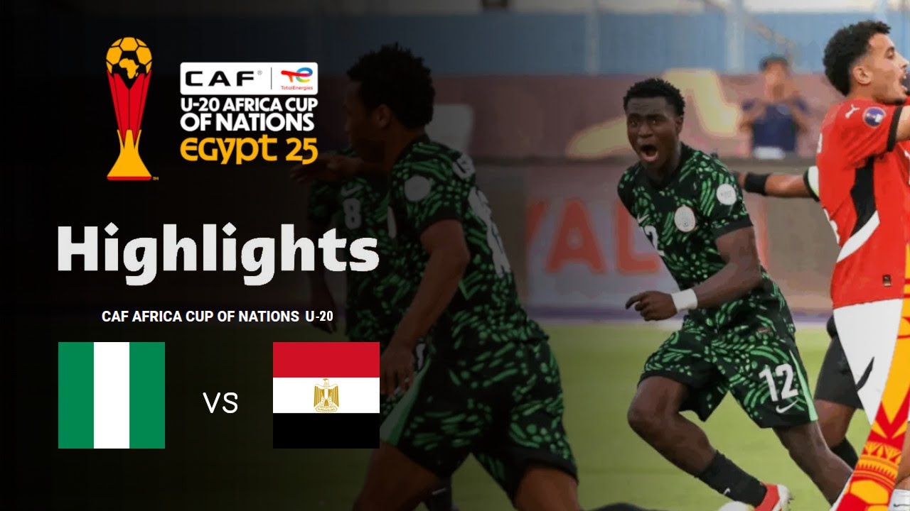 Nigeria vs Egypt | U-20 Africa Cup of Nations 3rd Place Match Highlights (Pens 4-1)