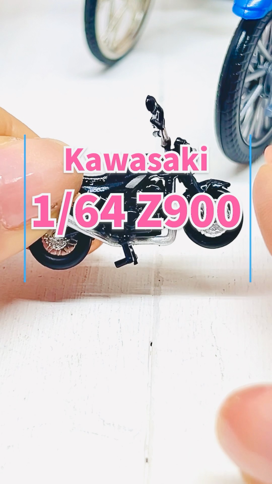 Gap Moe] A tiny big bike! 1/64 Kawasaki Z900RS / Tiny but Big! 1
