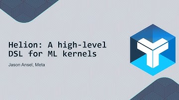 Jason Ansel Helion A High level DSL for ML kernels