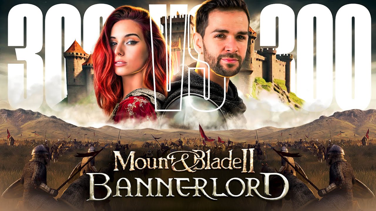 300 vs 300🔥 Découverte de Mount & Blade 2 BannerLord (Skyyart & Lyegaia Gameplay PvP Fr)